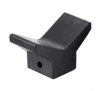 Gdfnmogo Support d'arc en caoutchouc pour remorque de bateau avec rouleau en caoutchouc pour tige de 1,27 cm compatible avec les remorques de yacht et de canoë (taille 1)