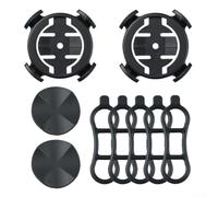 Gdfnmogo Support de chronomètre pour guidon de vélo - Support de minuterie en plastique noir avec installation facile, compatible avec la plupart des chronomètres, Enha (1)