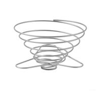 Gdfnmogo Support de filtre à café pliable en acier inoxydable pour camping et randonnée, goutteur réutilisable avec cadre à ressort, léger pour l'extérieur (milieu)