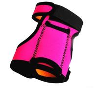 Gdfnmogo Support de lampe de poche de plongée en néoprène pour torches de 25 à 32 mm de diamètre, imperméable et léger pour la plongée sous-marine, pour l'exploration des grottes (rose rouge)