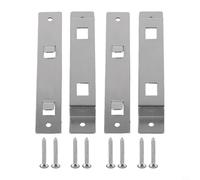 Gdfnmogo Support de montage pour nichoir en acier inoxydable - Résistant à la rouille - Pour nichoirs en bois, mangeoires et nichoirs sur clôtures, poteaux ou arbres