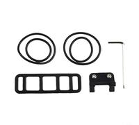 Gdfnmogo Support de numéro de course, support en PVC léger pour tige de selle, installation rapide et ajustement sûr, idéal pour le triathlon et les événements de course (B)