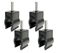 Gdfnmogo Support de table de chariot de camping, boucles en plastique pour cadre de chariot de chariot, pour une installation facile à clipser, compatible avec caméra pliable (style B)