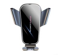 Gdfnmogo Support de téléphone de voiture avec capteur de gravité et clip d'aération - Rotation à 360 degrés - Support réglable pour smartphones - Prise sûre et antidérapante pour