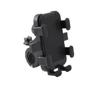 Gdfnmogo Support de téléphone électrique rotatif pour smartphones de 4 à 7 pouces, réglable à 360 degrés, support de verrouillage à six griffes, compatible avec E-bi (barre d'installation de la