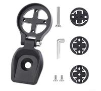 Gdfnmogo Support en alliage d'aluminium pour ordinateur de vélo, support de casque pour Bryton, Wahoo, Blackbird, iGPSPORT, support réglable pour compteur de vitesse GPS