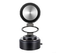 Gdfnmogo Support magnétique pour aspirateur 360° smartphones voiture gris ventouse téléphone - Rotatif électrique (gris)