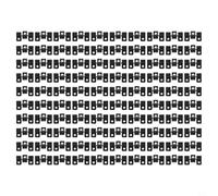 Gdfnmogo Système de fixation pour planches de terrasse composites en acier inoxydable - Supports de montage cachés pour sols stratifiés - 7 mm, 8 mm, 9 mm, 10 mm - Espacement entre les espaces (9 mm)