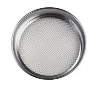 Gdfnmogo Tamis de test en maille chromée de 20 cm avec maille en acier inoxydable 304 pour inspection d'échantillons, tests de médicaments et utilisation en laboratoire, gamme de mailles 4 à 600