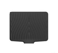 Gdfnmogo Tapis d'égouttoir à vaisselle en silicone avec rebord de drainage pour cuisine, 40 x 33 cm, tapis d'évacuation de l'eau pour poêles, verres, vaisselle, résistant à la chaleur et antidérapant