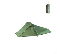 Gdfnmogo Tente de camping tunnel légère pour deux personnes avec toit tempête et double entrée pour un accès pratique à l'extérieur (vert)