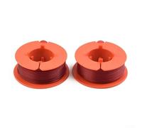 Gdfnmogo Tête de bobine avec 2 lignes de rechange compatible avec les modèles de débroussailleuse Bosch Pro Tap ART 23 26 30 Combitrim Easytrim, numéros de pièce F016L71088 F016800175