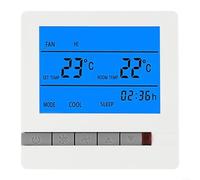Gdfnmogo Thermostat numérique LCD, contrôleur de température pour climatiseur, coque en ABS ignifuge, capteur de haute précision, non programmable