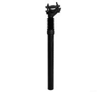 Gdfnmogo Tige de selle de vélo absorbant les chocs de 350 mm - Tige chargée en alliage d'aluminium avec tension réglable, s'adapte aux cadres de 27,2/30,9/31,6 mm (27,2 x 350 mm)