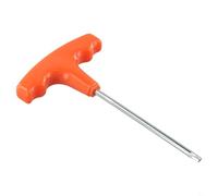 Gdfnmogo Tournevis Torx T27 avec poignée en T de 15 cm pour l'entretien de la tronçonneuse, construction en plastique et acier, compatible avec Makita OEM pièce #0812 370 1000