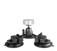 Gdfnmogo Trépied pour bateau de camping-car avec adaptateur à ventouse rotative pour installation en alliage d'aluminium de voiture et support lisse, tête adaptable à 180 °, compatible avec Mini
