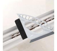 Gdfnmogo Triaular Cleani Ensemble de brosses pour portes et cuisines avec suceur plat étroit