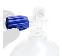 Gdfnmogo Valve de rechange pour réservoir de plongée - Ouverture / fermeture - Avec marquage transparent - Poignée antidérapante - Noir