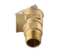 Gdfnmogo Vanne de décharge 3/4" NPT, 150 PSI soupape de décharge de pression avec corps en cuivre et acier inoxydable, pour chauffe-eau et systèmes de plomberie