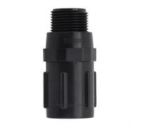 Gdfnmogo Vanne de régulation de pression d'irrigation 15-45 PSI avec interface filetée interne et externe à six points, contrôleur de débit d'eau en plastique durable pour jardin et goutte à goutte