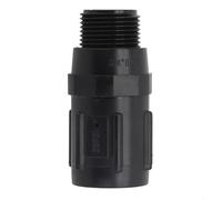 Gdfnmogo Vanne de régulation de pression d'irrigation 15-45 PSI avec interface filetée interne et externe à six points, contrôleur de débit d'eau en plastique durable pour jardin et goutte à goutte