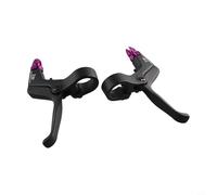 Gdfnmogo Vélo en alliage pour leviers à traction linéaire - Transport simple - Vélo de montagne - Freins pour enfants - Disque mécanique pour avoir 2 doigts - Violet