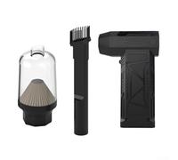 Gdfnmogo Ventilateur à main avec kit d'aspirateur, 150 000 tr/min, moteur sans balais turbo, souffleur de poussière sans fil 210 W pour le nettoyage de voiture, maison et bureau, 8000