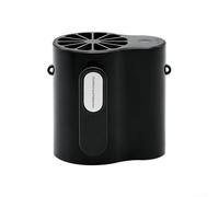 Gdfnmogo Ventilateur de cou portable USB à suspendre avec trois réglages de vitesse du vent pour les jours d'été (noir)