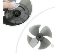 Gdfnmogo Ventilateurs muraux de table de sol en polypropylène noir - Accessoires de ventilateur eltric - 4 pales de 35,6 cm - Lame de rechange (35,6 cm, noir)