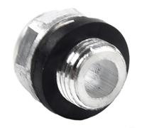 Gdfnmogo Verre de vue en aluminium pour compresseur d'air, jauge de niveau d'huile en verre trempé, filetage à douille hexagonale M10-M20, compatible avec presse hydraulique et CNC (30,5 x 3,25)