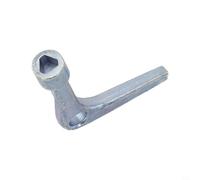 Gdfnmogo Verrou carré pour armoire et tiroir pour trous de 7 mm et 8 mm, serrure de meubles en acier avec tige carrée 7 x 7 mm/8 x 8 mm, panneau en métal galvanisé L (125 x 27 mm)