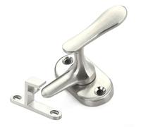 Gdfnmogo Verrou de porte en acier inoxydable 304 pour portes de salle de bain à battant en bois antirouille chromé avec poignée ovale (L)