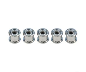 Gdfnmogo Vis de fixation pour plateau avant de VTT - Boulons en acier inoxydable pour pédalier simple double triple - Attaches de pignon de vélo (B Double)