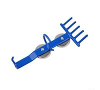 Gdfnmogo Workshop Porte-outils magnétique pour matériel de soudage, support en métal bleu robuste avec ventouses pour hocs et organisation de tuyau d'air (5 dents)