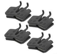 Gdfnmogo Zoom Lot de plaquettes de frein à disque de rechange pour vélo, composé d'acier inoxydable et de résine avec particules de cuivre pour un freinage silencieux et silencieux, l'usure