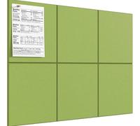 GDHKDDFL Alternatives aux Tableaux en liège Lot de 6 à 12 Grands Panneaux muraux en liège, alternatifs, en Feutre, Autocollants, for Bureau, école(Green)