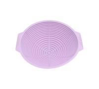 GDHKDDFL Bol de Fermentation pour pâte 1 Panier Pliable en Silicone for la Cuisson du Pain au levain(Purple,Square)