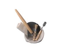 GDHKDDFL Bol de Fermentation pour pâte Outils de Cuisson Fermentation de la pâte for boulangers Professionnels et Amateurs Panier en rotin au levain for Pain(6 Pcs Set XL)