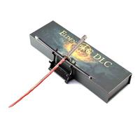 GDHKDDFL Cadeaux pour Les passionnés de Jeux vidéo, Épée Elden Ring, modèle Rivers of Blood, Mini Katana décoratif avec Support de présentation