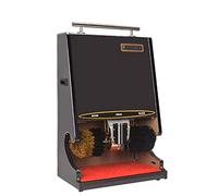 GDHKDDFL Cireuse à Chaussures entièrement Automatique à dét Cireuse à Chaussures électrique for hôtels, centres commerciaux, immeubles, Villas, banques(Black)