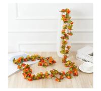 GDHKDDFL Couronne Murale Toile de Fond en Soie Artificielle avec Fleurs d'automne de 250 cm for décoration de Mariage, Maison, hôtel(Colored 5)