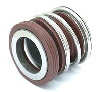 GDHKDDFL Joints d'étanchéité pour Pompes Auto-amorçantes, Joint Viton ID 35/38/40/45/48/50 mm, 250 °C, Joint mécanique, d'arbre, Pompe à Eau centrifuge(40mm)