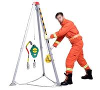 GDHKDDFL Kit de Support stabilisateur de Sauvetage d'incendie for trépied de Levage d'égout for la sécurité routière, puits, Tuyau Souterrain, Tunnel, Aide au soulagement(2600lbs Winch Fall Arrester)