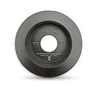 GDHKDDFL Meules de ponçage à la Main, Meule diamantée brasée sous Vide 75 mm (3"), alésage à Bord Demi-Rond, Grain 7/8", 60 Tailles Disponibles(1,20mm)