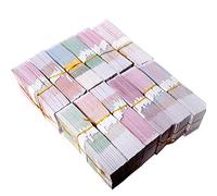 GDHKDDFL Monnaie ancestrale, Papier d'encens Chinois, Billets de Banque l'enfer, Argent des ancêtres brûlant, 1000 pièces, apporte Chance, Richesse et Bien/Multicolore