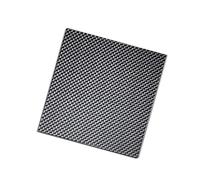 GDHKDDFL Panneaux entièrement en Fibre de Carbone, Panneau de Fibres Carbone 3K 500 x mm, Tissage Simple, 100%, 1 pièce(1.5mm Plain Matte)