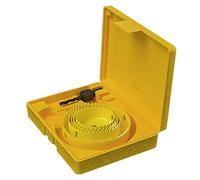 GDHKDDFL Scies à découper renforcées et à découpe Profonde, Scie Cloche bimétallique, Outil de Coupe avec boîte Rangement, Convient for plaques plâtre, Bois et PVC(5 Piece Set)