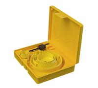 GDHKDDFL Scies à découper renforcées et à découpe Profonde, Scie Cloche bimétallique, Outil de Coupe avec boîte Rangement, Convient for plaques plâtre, Bois et PVC(8 Piece Set)