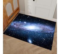 GDJSMIN Tapis Entree Interieur 40 X 60 Cm Galaxies Spirales, Paillasson Interieur Entree Vision Cosmique, Tapis De Sol Absorbant Lavable Antidérapant, Paillasson Fin pour Couloir,Violet Clair