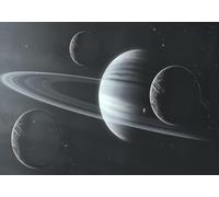 gdkldfg Papier Peint Panoramique Poster Mural Univers Planète Paysage naturel 400x256cm Tapisserie Murales Soie Intissé Decoration Murale Salon/Chambre